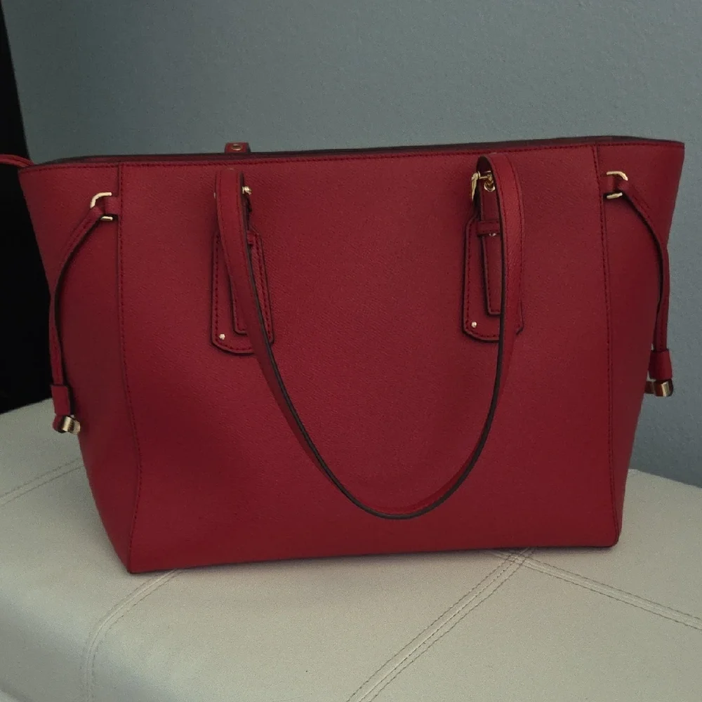 Michael Kors Red Tote Bag